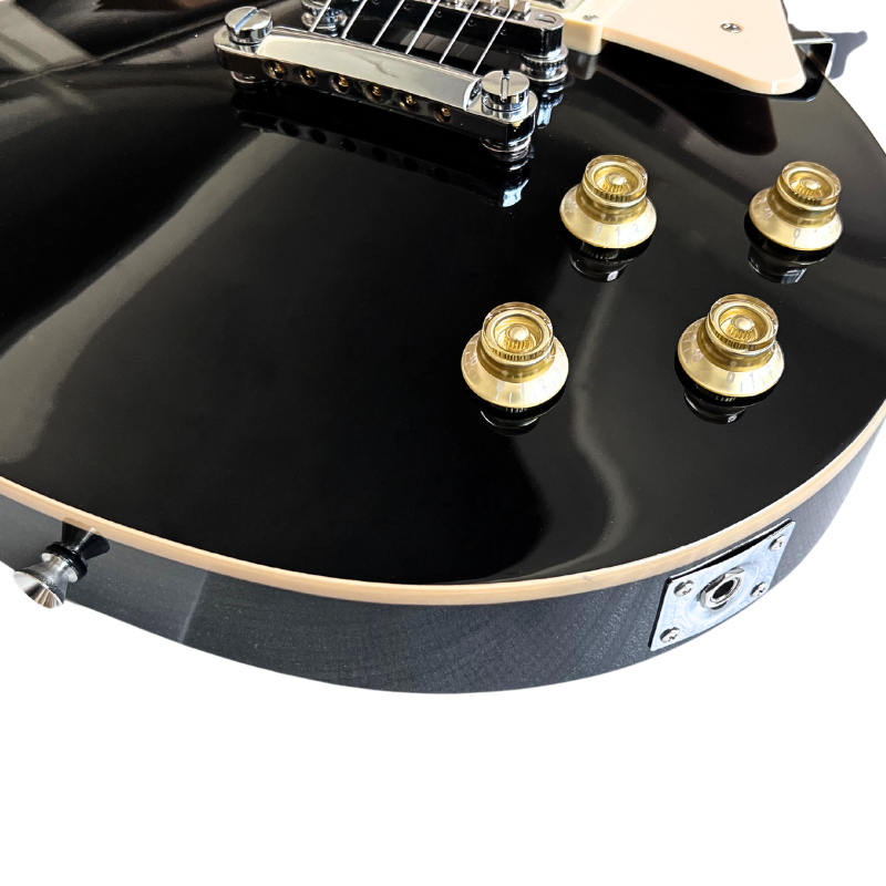 V-TONE VLP1 BK Elektrisk Gitarrer 4/4 Les Paul HH – Black Gloss