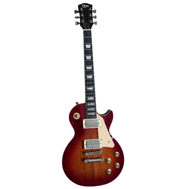 V-TONE VLP1 BS Elgitarr 4/4 Les Paul Honey-Wine