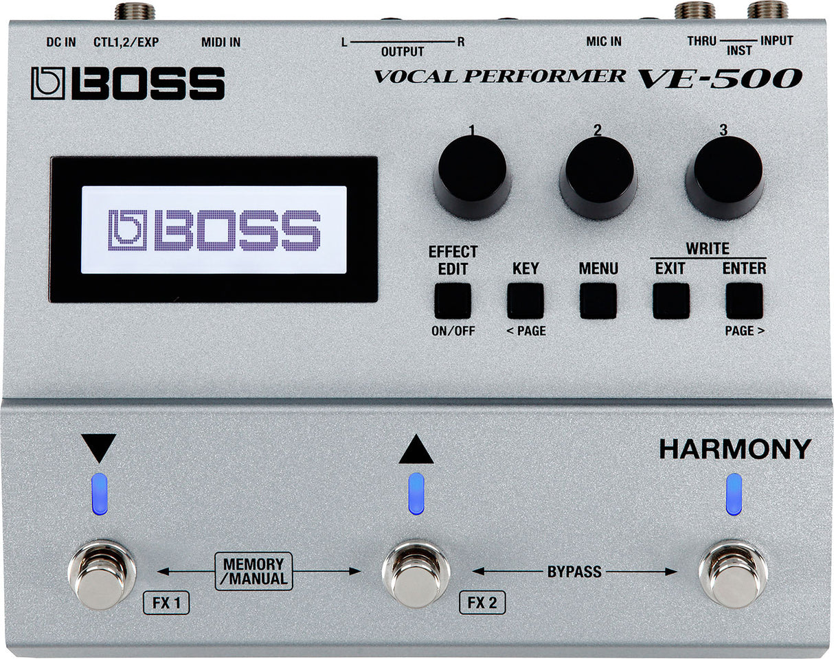 Boss VE-500 sångare