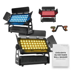 Evolights 40x10W RGBW väggtvätt – IP65
