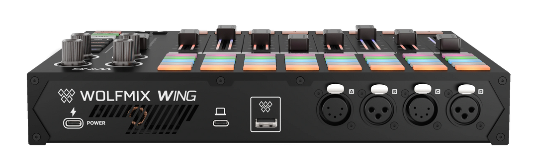 Wolfmix WING – Professionell DMX-ljuskonsol och W1-expansion