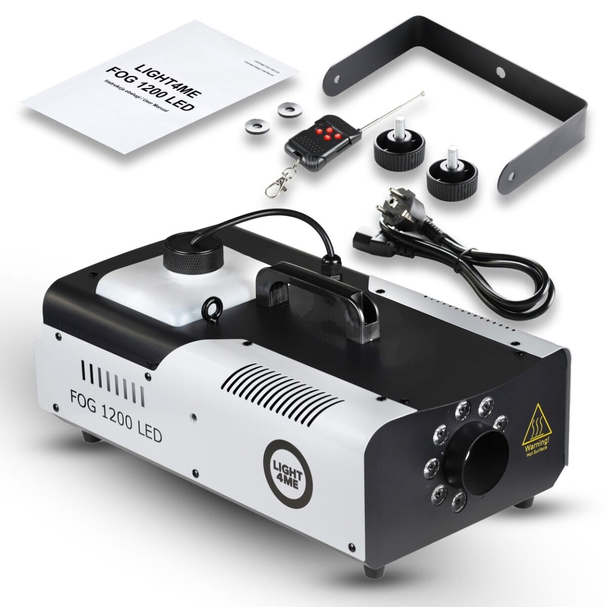 Light4Me Fog 1200 LED Rökmaskin 1200W med LED
