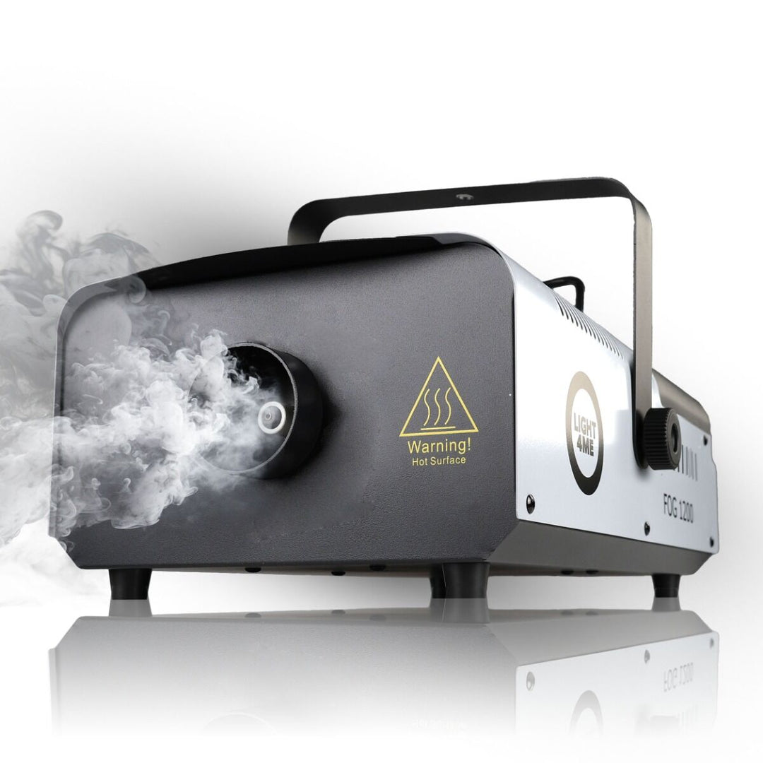 Light4Me Fog 1200 Rökmaskin 1200W med Trådlös & Kablet Fjärrkontroll