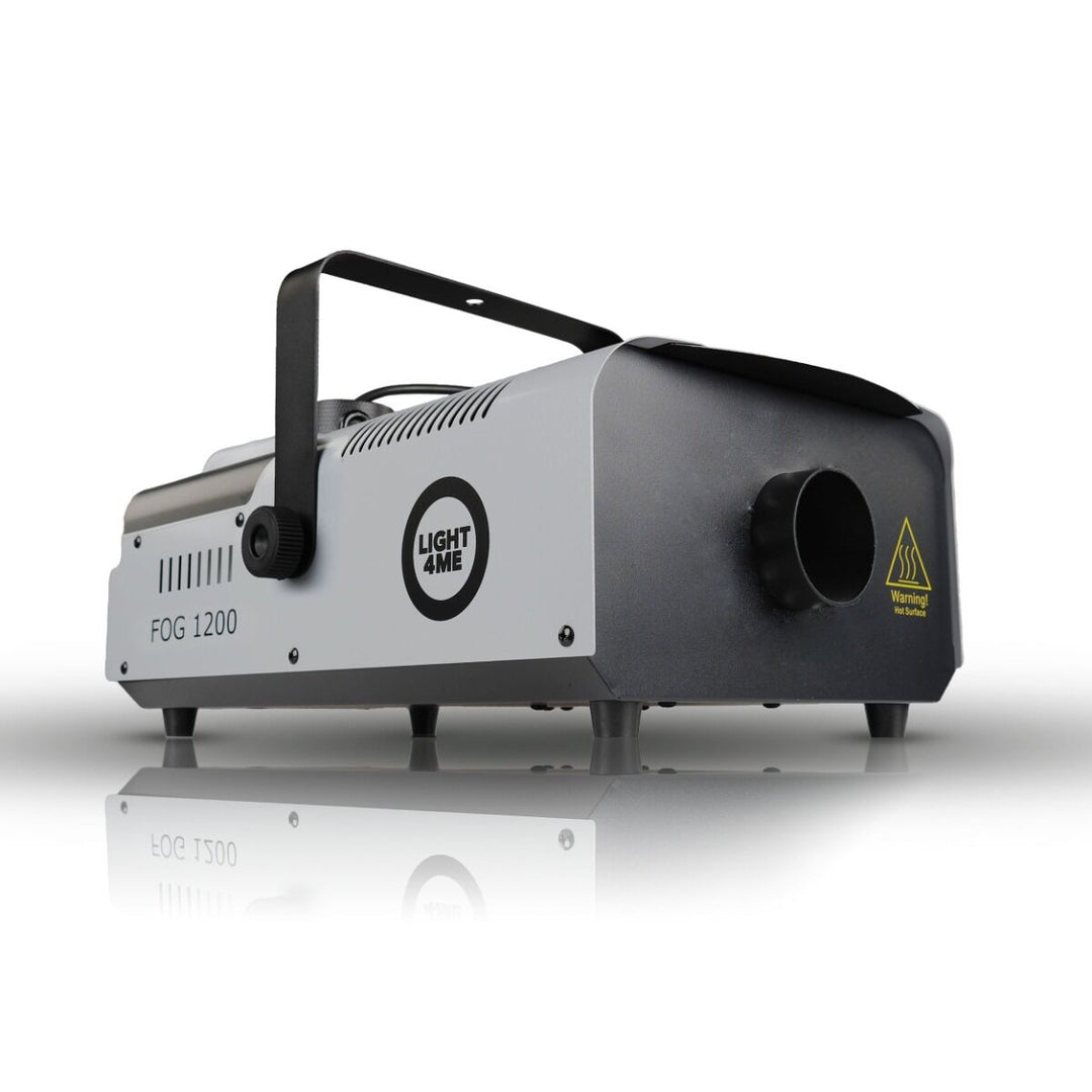 Light4Me Fog 1200 Rökmaskin 1200W med Trådlös & Kablet Fjärrkontroll