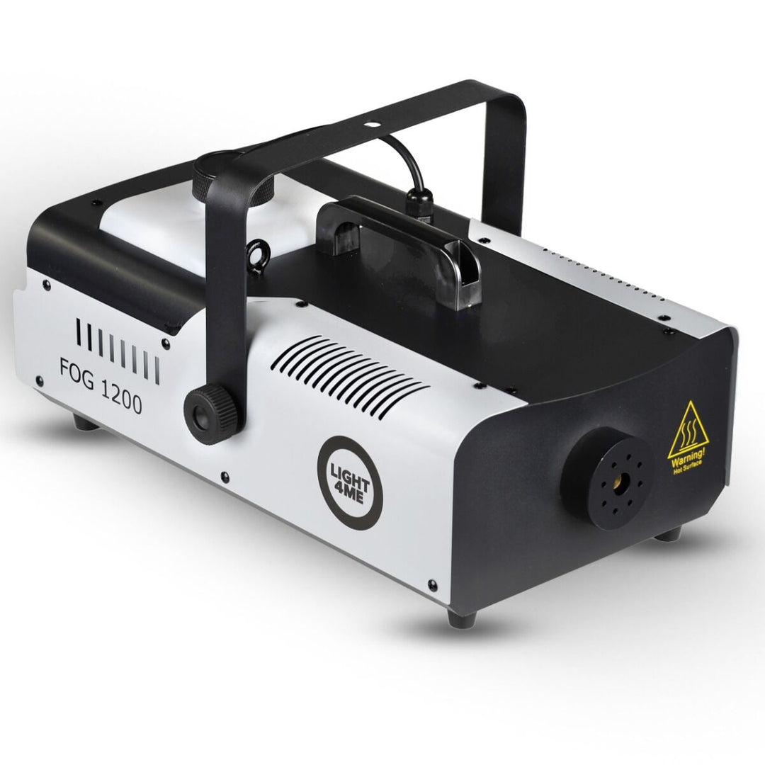 Light4Me Fog 1200 Rökmaskin 1200W med Trådlös & Kablet Fjärrkontroll