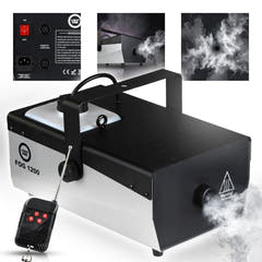 Light4Me Fog 1200 V2 Rökmaskin 1200W med Trådlös Fjärrkontroll & DMX