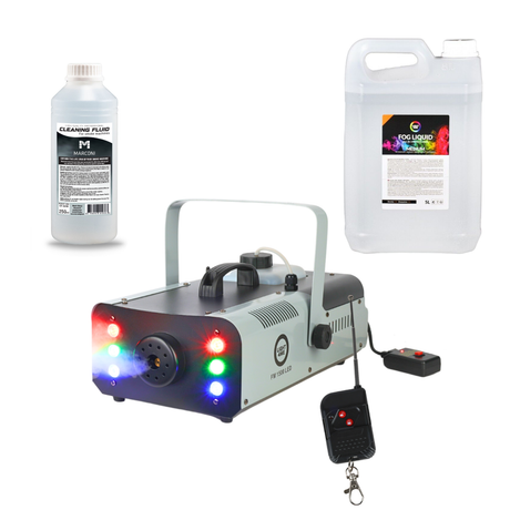 Light4Me FM 1500 LED Rökmaskin 1500 W bundle