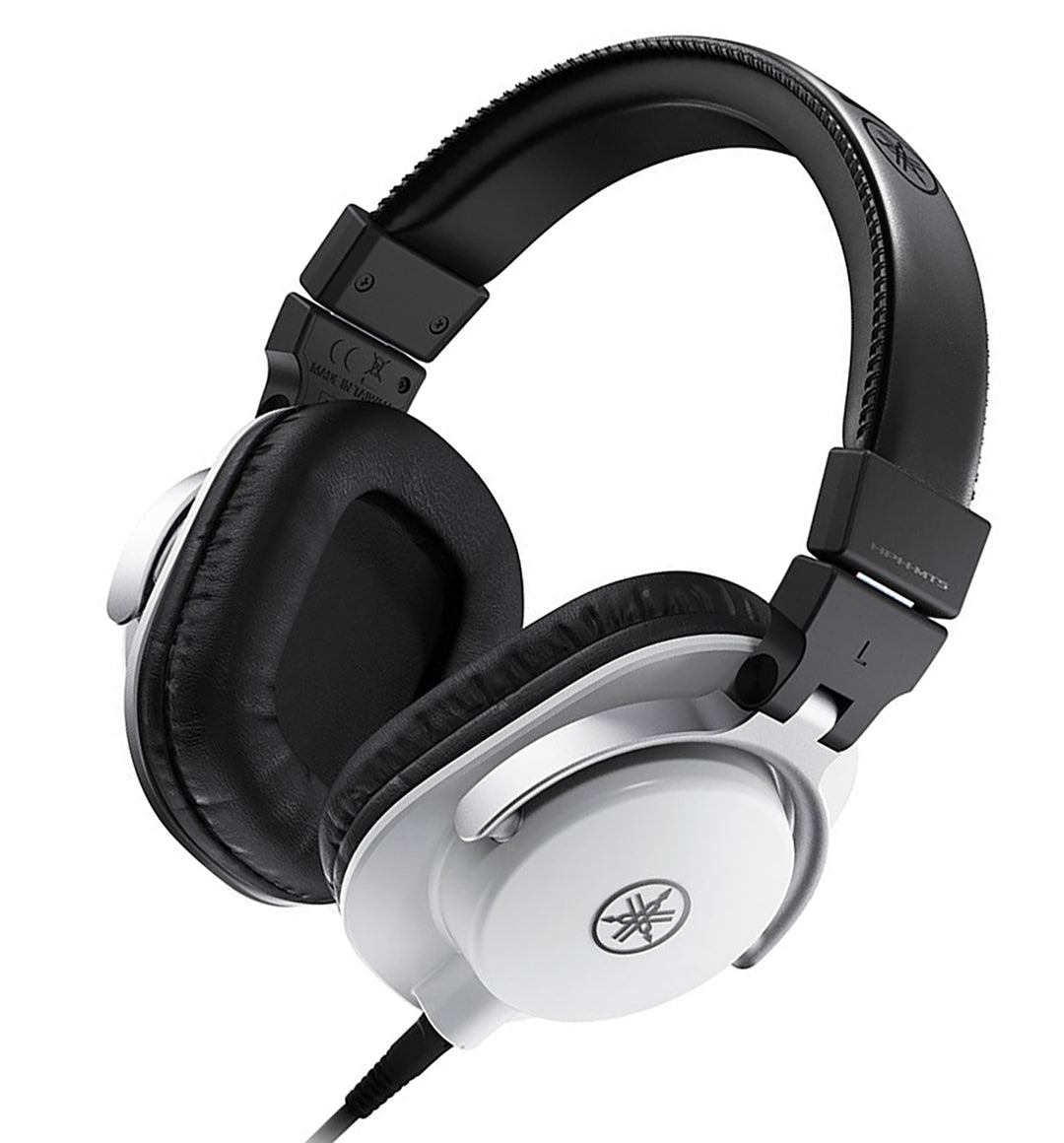 Yamaha HPH-MT5 Studio-hörlurar (vita)