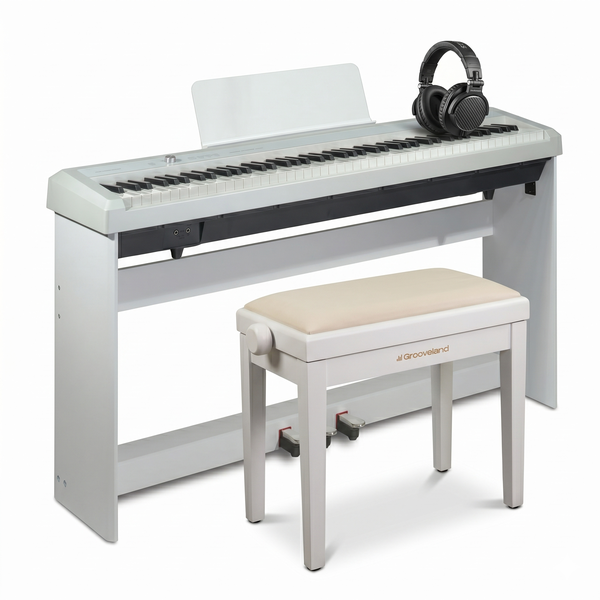 Grooveland P450 komplett Piano Pack (Vit)
