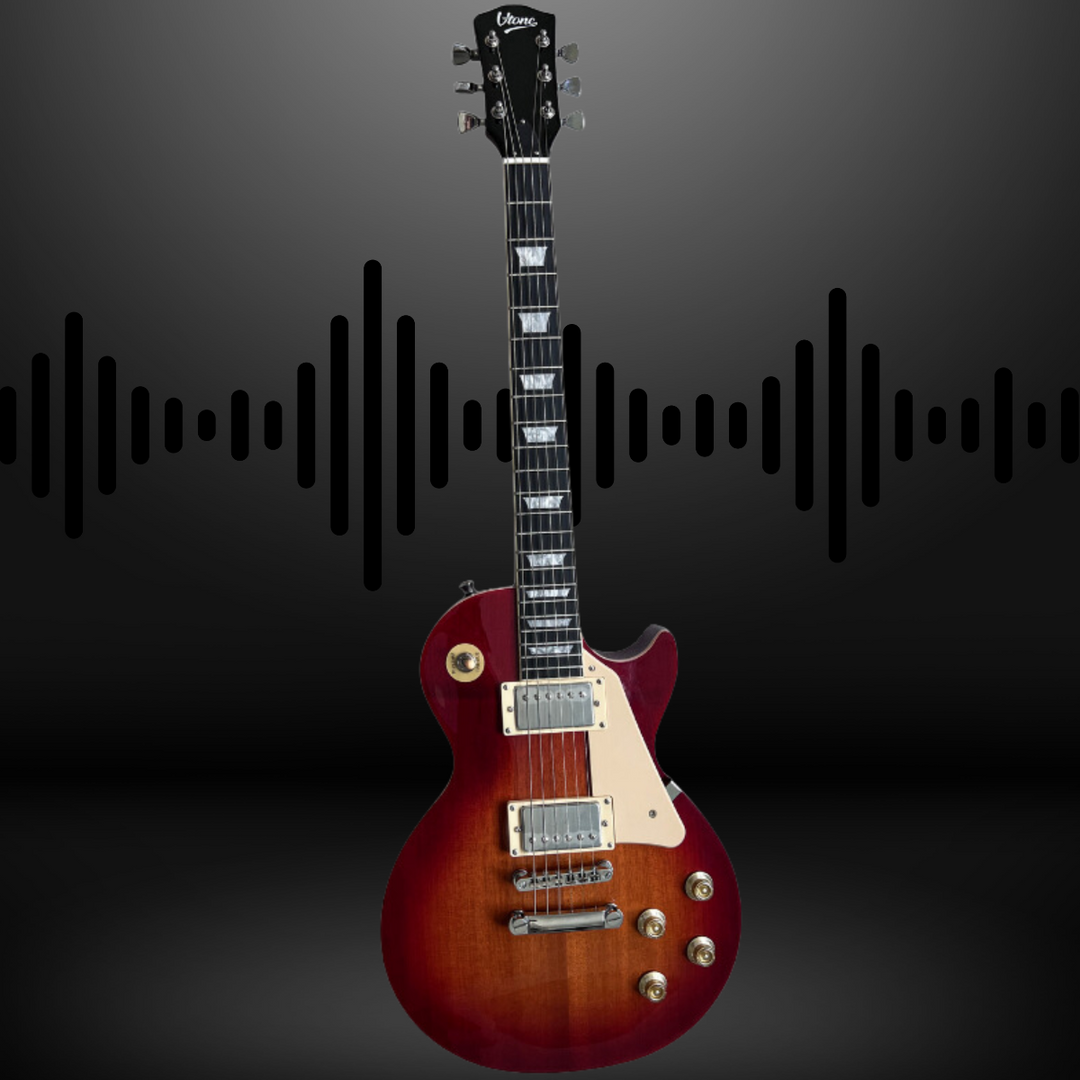 V-TONE VLP1 BS Elgitarr 4/4 Les Paul Honey-Wine