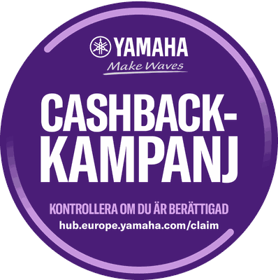 Yamaha cashback-kampanj: få 430 kr tillbaka – så här gör du